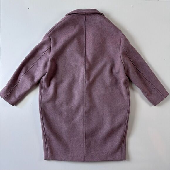 Isabel Marant Etoile Wool Blend Cocoon Size 38 Light Pink Manteau Limi Coat - Picture 11 of 11